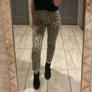 Amuse society leopard print jeans